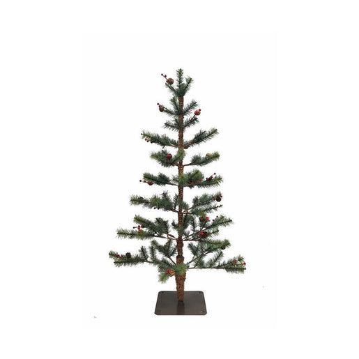 3' Pine Tree with Pine Cones and Berries