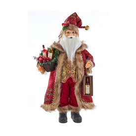 17" Kringle Klaus Wine Santa