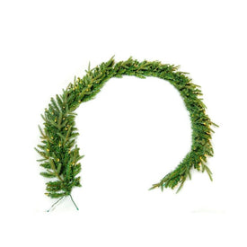 9' Pre-Lit Artificial Grand Fir Garland with Incandescent Lights