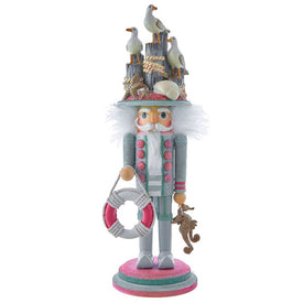 18" Hollywood Seagull Coastal Nutcracker