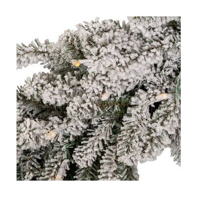 9' Pre-Lit Artificial Vail Pine Garland with Battery-Operated Warm White LED Lights