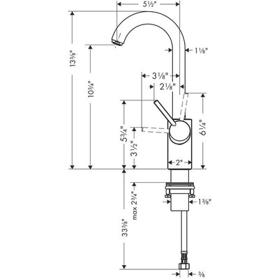 Talis S Single Handle Bar Faucet