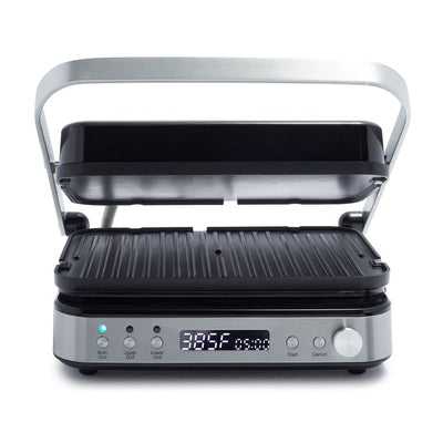 Bistro Contact Grill/Griddle - Stainless Steel with Black Control Panel