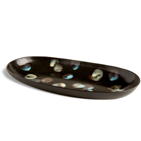 Dappled Large Oval Platter