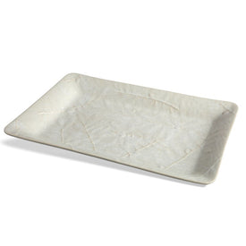 Oliveira Large Rectangular Platter - White