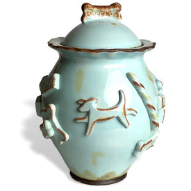 Dog Treat Jar - Baby Blue