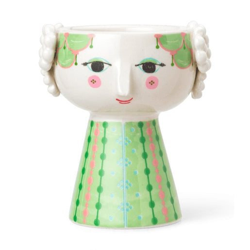 Eva 3.7" Candle Holder - Light Green