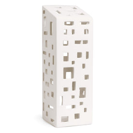 Urbania 8.7" High Building Lighthouse - White