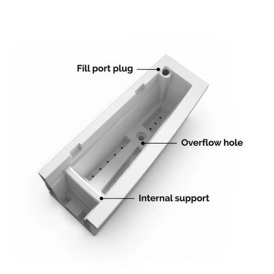 Nantucket 72" Window Box - Espresso