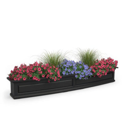 Nantucket 72" Window Box - Black