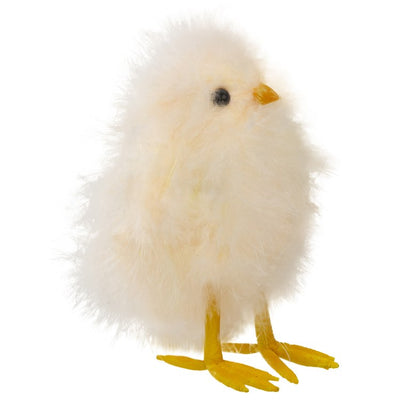 5" Yellow Furry Easter Chick Figure