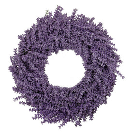18" 28" Lavender Artificial Floral Spring Wreath