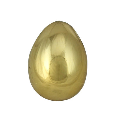 3.5" Springtime Metallic Medium Size Easter Egg Decorations Set of 6