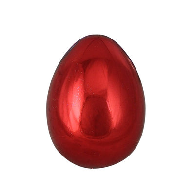 3.5" Springtime Metallic Medium Size Easter Egg Decorations Set of 6
