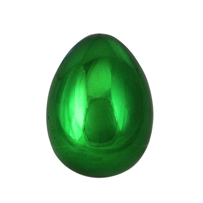 3.5" Springtime Metallic Medium Size Easter Egg Decorations Set of 6