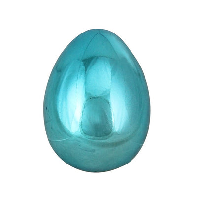 3.5" Springtime Metallic Medium Size Easter Egg Decorations Set of 6