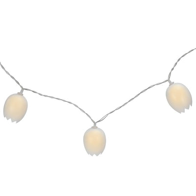 10-Count Cracked Easter Egg LED String Lights with 4.5-Fft Clear Wire