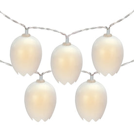 10-Count Cracked Easter Egg LED String Lights with 4.5-Fft Clear Wire