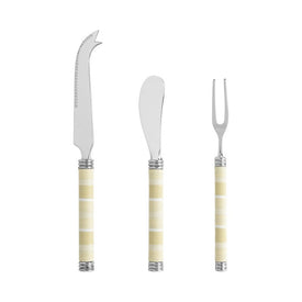 Jubilee Cheese Knife, Spreader and Fork Set - Shades of Light