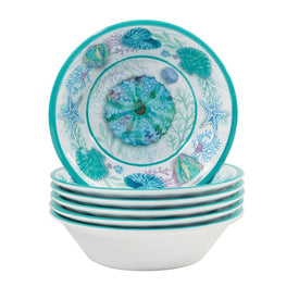 Serene Seas 7.5" x 2" All-Purpose Bowls Set of 6
