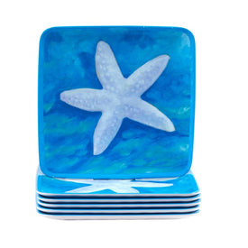 Ocean Beach 9" Salad Plates Set of 6