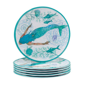 Serene Seas 9" Salad Plates Set of 6