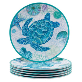 Serene Seas 11" Dinner Plates Set of 6