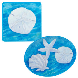 Ocean Beach Two-Piece Platter Set