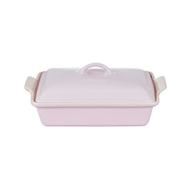 Heritage 4-Quart Stoneware Covered Rectangular Casserole - Shallot