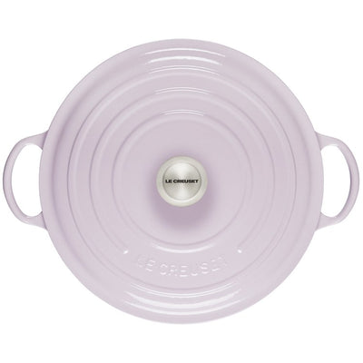Signature 3.75-Quart Cast Iron Oval Casserole with Stainless Steel Knob - Shallot