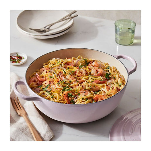 Signature 3.75-Quart Cast Iron Oval Casserole with Stainless Steel Knob - Shallot