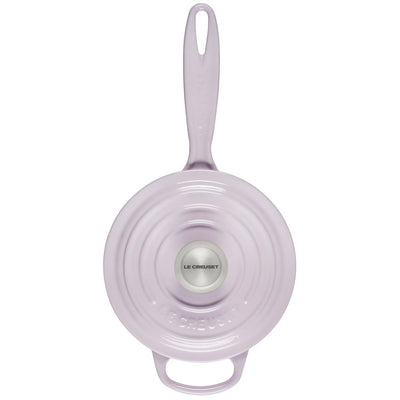 Signature 1.75-Quart Cast Iron Saucepan with Stainless Steel Knob - Shallot