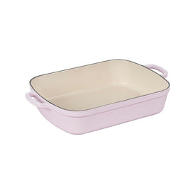 Signature 5.25-Quart Cast Iron Rectangular Roaster - Shallot
