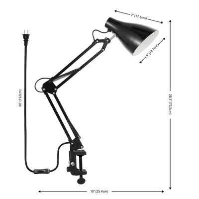 Odile Adjustable Articulated Clamp-On LED Task Lamp