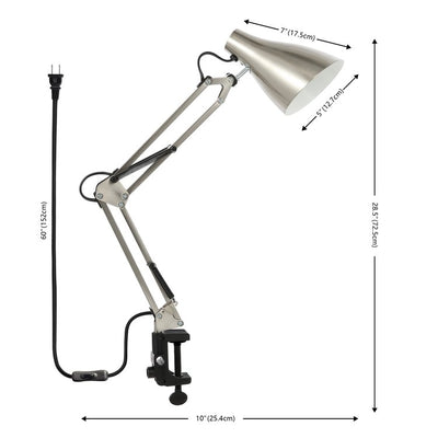 Odile Adjustable Articulated Clamp-On LED Task Lamp