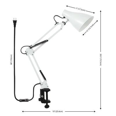 Odile Adjustable Articulated Clamp-On LED Task Lamp