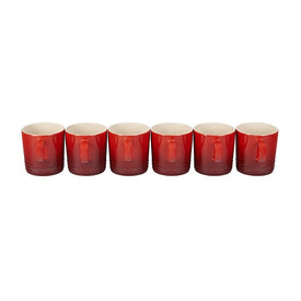 12 Oz London Mugs Set of 6 - Cerise