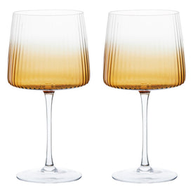 Empire Gin Glasses Set of 2 - Amber