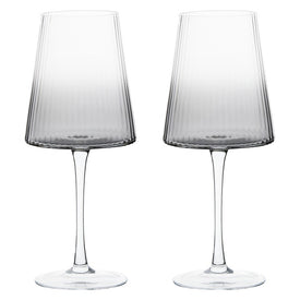 Empire Wine Glasses Set of 2 - Smoke