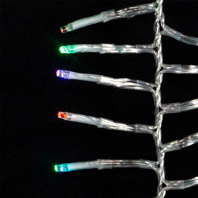 480-Light 15.7' Connectable Cluster Garland with RGB LED Lights