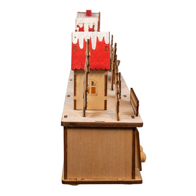 6.7" Light-Up Christmas Village Advent Calendar