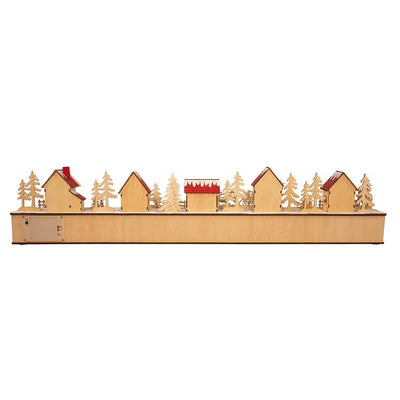 6.7" Light-Up Christmas Village Advent Calendar