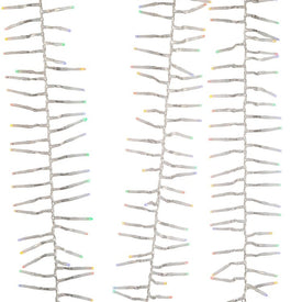 1000-Light 32.8' Cluster Garland with Multi-Colored LED Lights