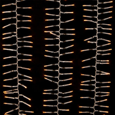 1000-Light 32.8' Cluster Garland with Classic Warm White LED Lights