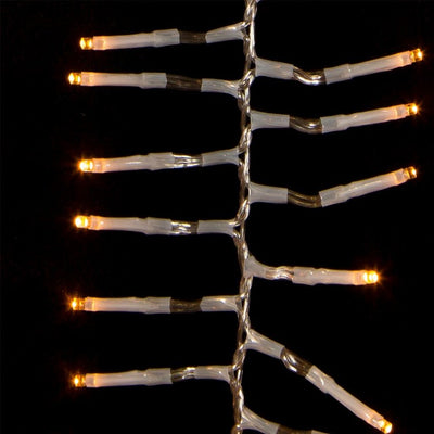 1000-Light 32.8' Cluster Garland with Classic Warm White LED Lights