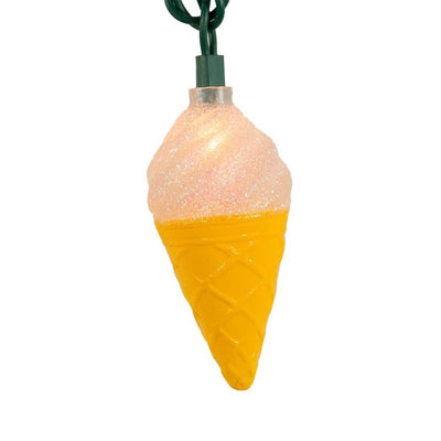 10-Light Ice Cream Cone Light Set