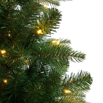 7' Pre-Lit Studio Spruce Christmas Tree with 350 Warm White LED Lights