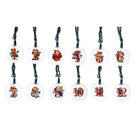12-Light Twelve Days of Christmas Light Set