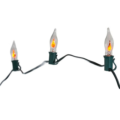 Ten-Light Flicker Flame Longer Light Set