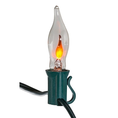 Ten-Light Flicker Flame Longer Light Set